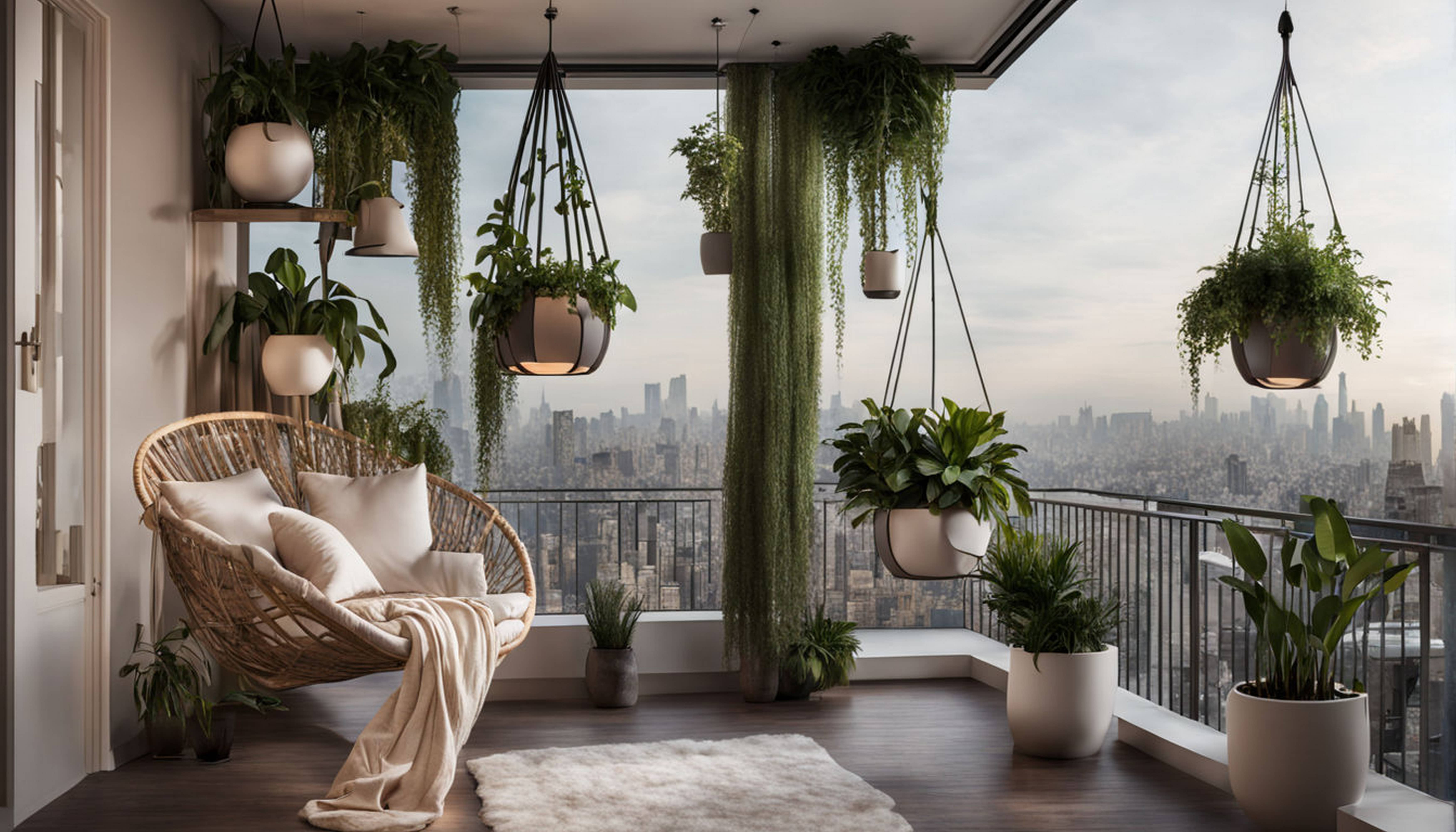 Elegant Balcony Design for Apartments